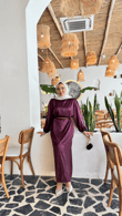 Px5833-Hayal Elbise-Mor