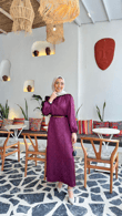 Px5833-Hayal Elbise-Mor