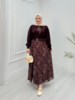 Qb3456-Maria Etek Takım-Mürdüm