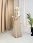 Qv2557-Abay Elbise-Bej