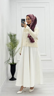 Qx0655-Liya Hırka-Krem