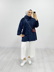 Qx3876-Atkılı Ceket-Lacivert