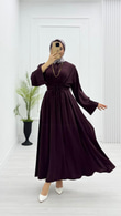 Qx3968-Sibella Elbise-Mor