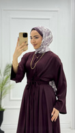 Qx3968-Sibella Elbise-Mor
