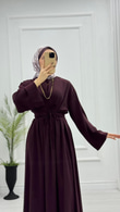 Qx3968-Sibella Elbise-Mor