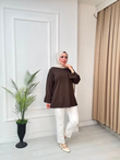 Ra9273-Modal Sweat-Kahverengi