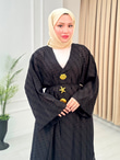 Rabia5578-Milano Vual Pantolonlu Takım-Siyah