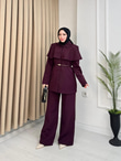Rb3629-Double ikili Takım-Mürdüm