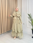 Rb4363-Lina Vual Etekli Takım-Soft Yeşil