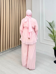 Rb5559-Volan Detay Takım-Açık Pembe