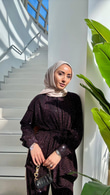 Rx1123-Diamond Takım-Koyu Kahverengi