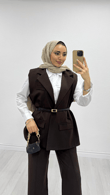 Rx2589-3'lü Takım-Kahverengi