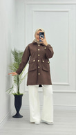 Tx1725-Merli Kaban-Kahverengi