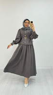 Tx3422-Lustre Etek Takım-Füme