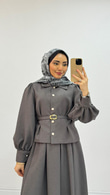 Tx3422-Lustre Etek Takım-Füme