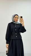 Tx3422-Lustre Etek Takım-Siyah