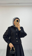 Tx3422-Lustre Etek Takım-Siyah