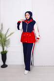 Wb5589-Pamuklu Spor takım-Lacivert