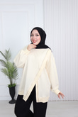 Wb6382-Kruvaze Tasarım Sweat-Vizon