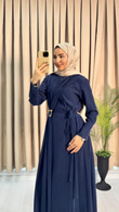 Wx3188-Reyhan Elbise-Lacivert