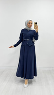 Zx5758-Denila Etek Takım-Lacivert