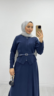 Zx5758-Denila Etek Takım-Lacivert