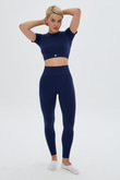 Oishii Kumo Kısa Crop Top Lacivert