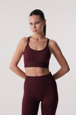 Oishii Rei Crossflow Bra Bordo