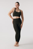 Oishii Rei Crossflow Bra Deep Olive