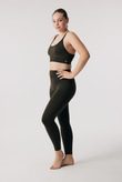 Oishii Rei Crossflow Bra Deep Olive