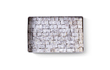 Gift İtems in Metal BoxDouble Roasted Turkish Delight in  White Metal Box 800Gr