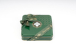 GIFT DELIGHTGreen Metal Box Assorted Baklava Lokum 600 g