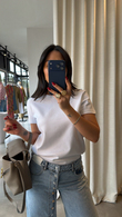 Beyaz Dilvin Lucia T-shirt