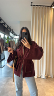 Bordo  Ares Ceket 