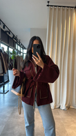 Bordo  Ares Ceket 