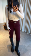 Bordo Lily Pantolon