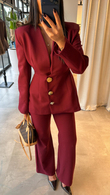 Bordo Pagan Ceket