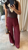 Bordo Sarh Pantolon
