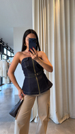 Denim Ajisai Büstiyer 