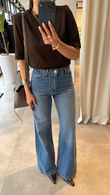 Denim Liver Straight Jean