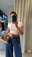 Ekru Dilvin Puya Crop 