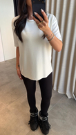 Ekru Modal Basic T-shirt