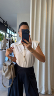 Ekru Rieng Bodysuit