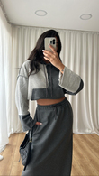 Gri Sweat Etek Takım