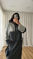 Gri Sweat Etek Takım
