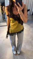 Haki Lares Dantelli Top