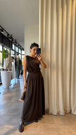Kahve Bertoua Elbise