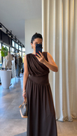 Kahve Bertoua Elbise