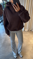 Kahve Caprea Kapüşonlu Sweat