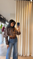 Kahve Caroline Gömlek